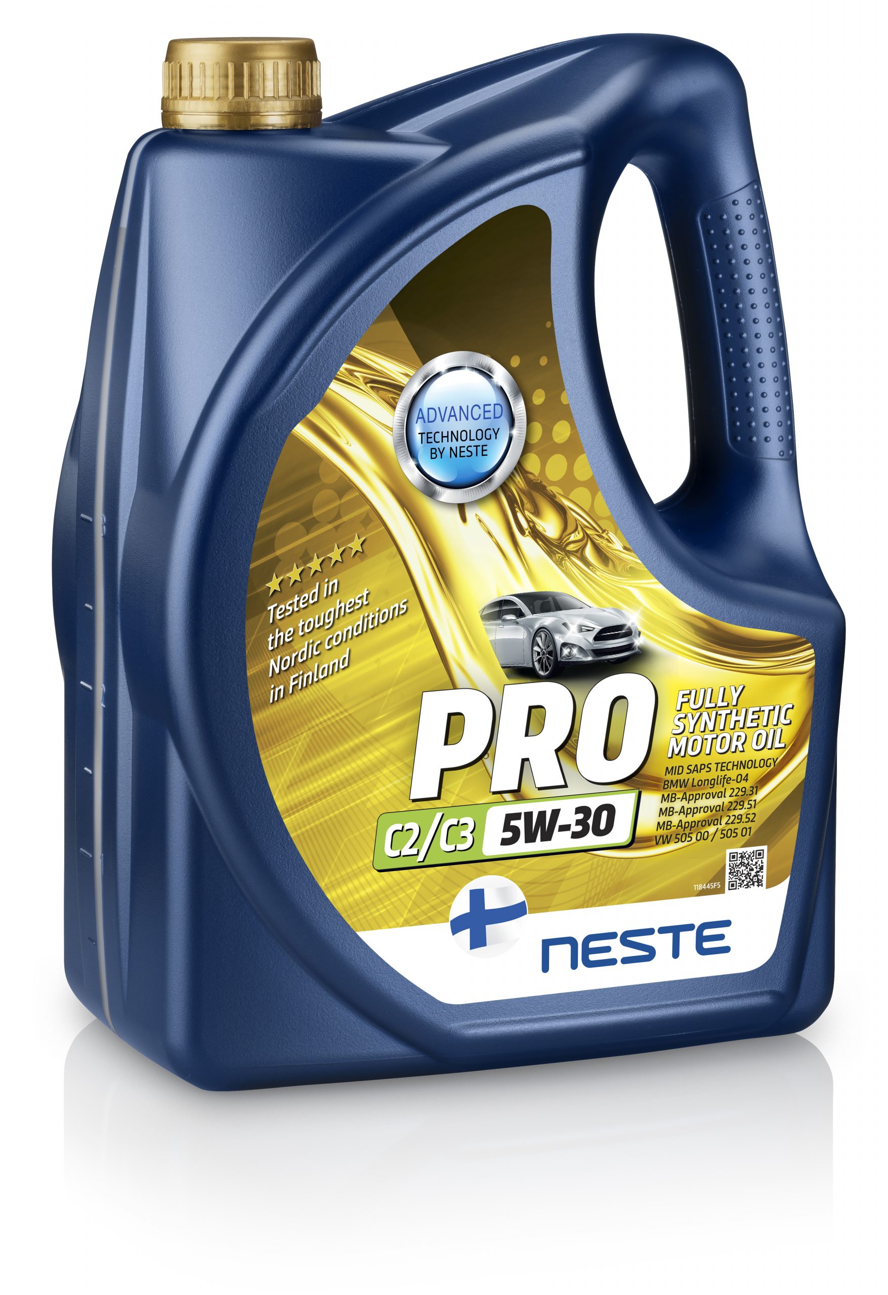 масло NESTE PRO C2/C3 5W-30 4л